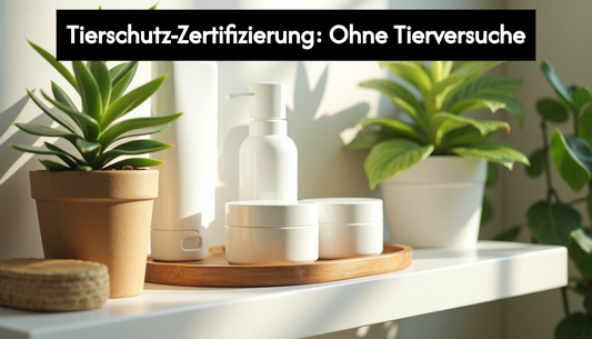 Cruelty-free skincare bottles with modern packaging