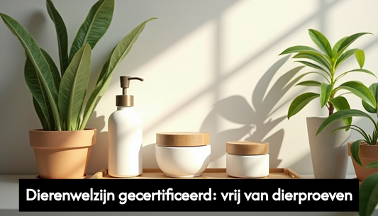 Cruelty-free skincare bottles with modern packaging