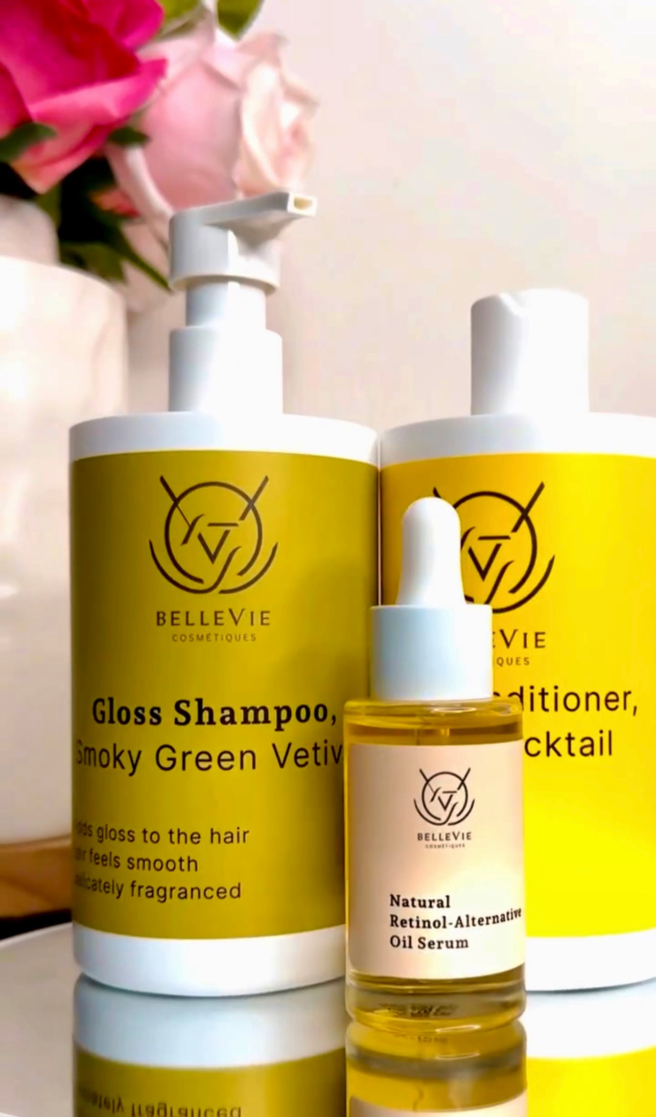 Gloss Shampoo and Oil Serum