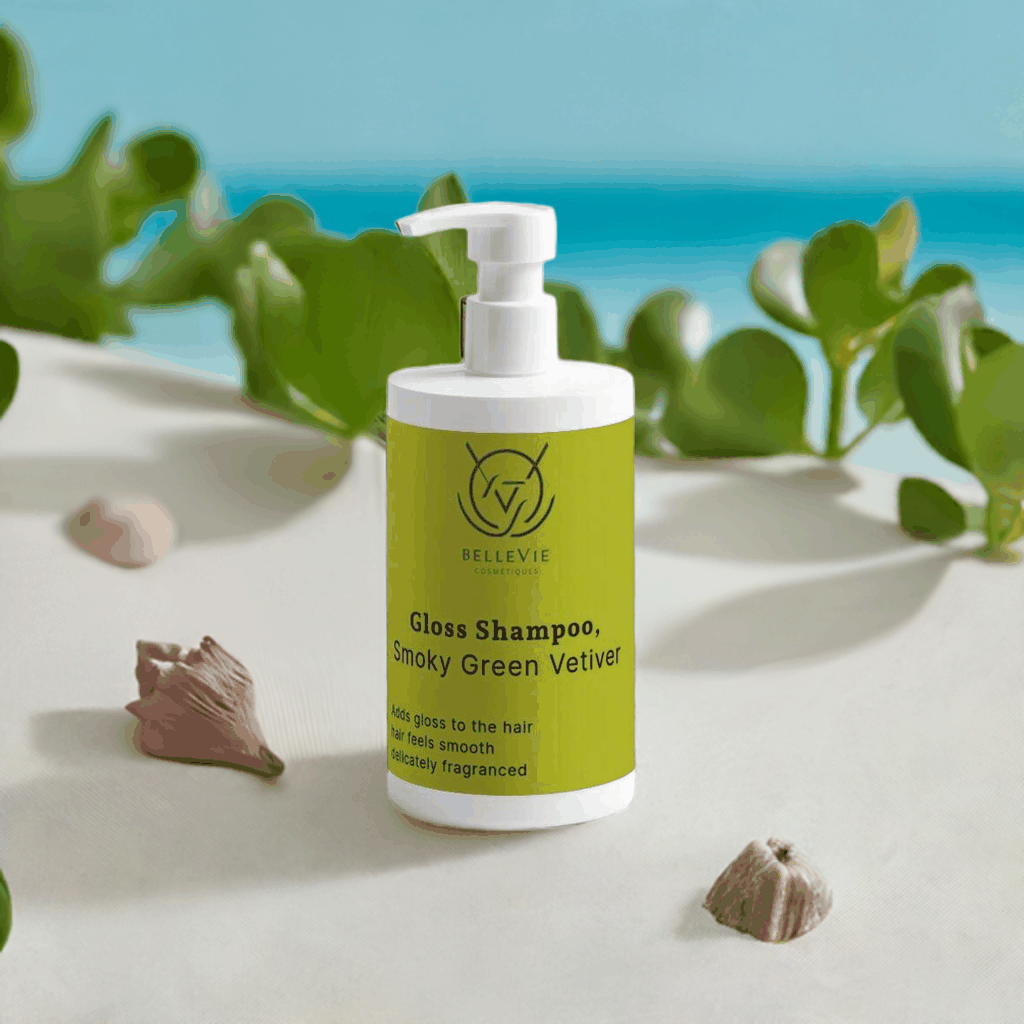 Sulfate-free gloss shampoo bottle for smooth, healthy hair