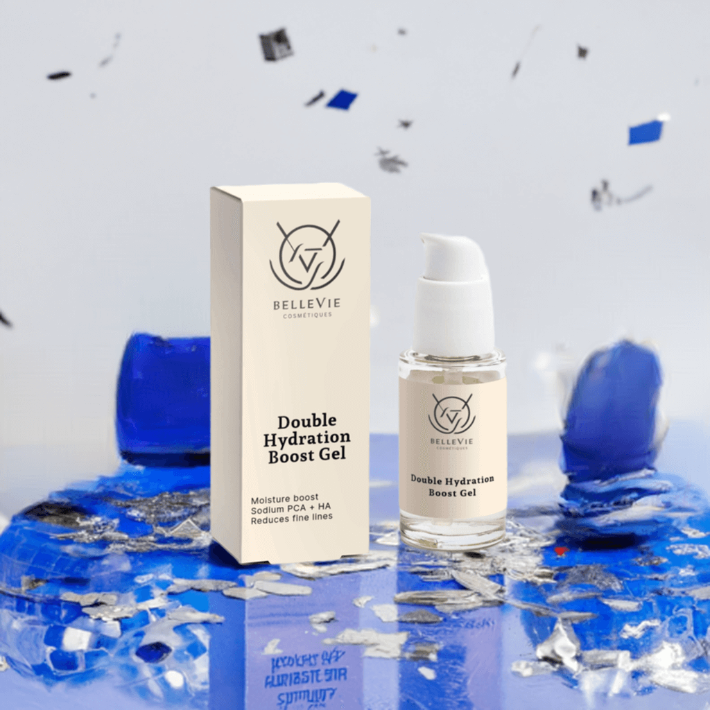 Hydrating skincare trio in elegant black box – best anti-aging set for dry and dull skin