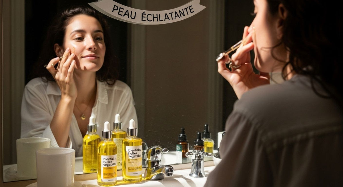huiles végétales peau