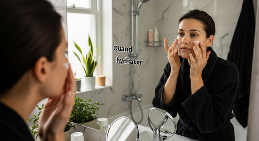 routine hydratation visage