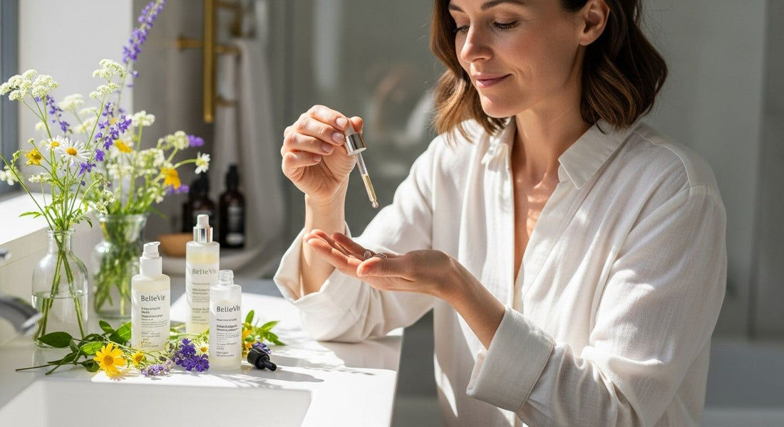 Naturkosmetik Retinol Serum, natürliche Hautpflege, Anwendung