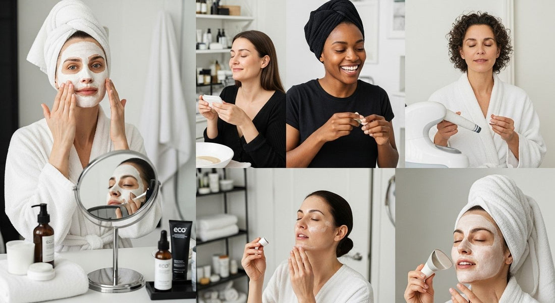 home facial routine, skincare self-care, benefits