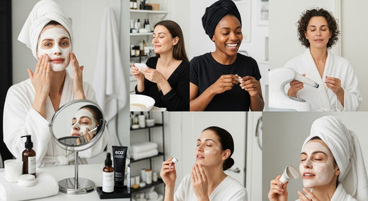 home facial routine, skincare self-care, benefits
