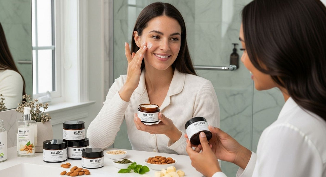 gesichtscreme für trockene haut, skincare routine, moisturize