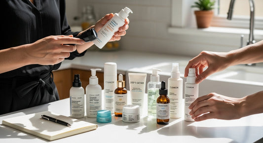 skincare labels how-to step