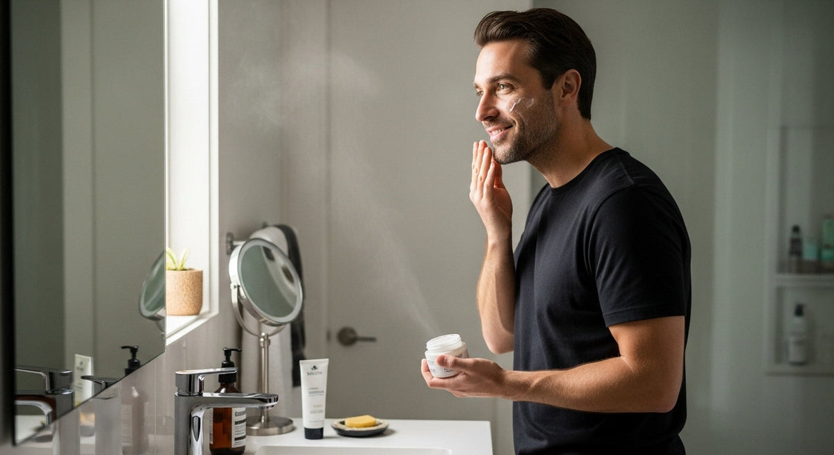skincare männer morgenroutine