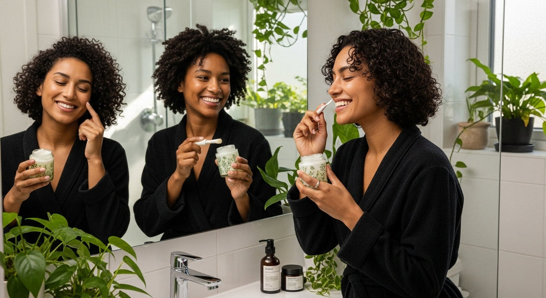 vegan skincare, glowing skin, eco-friendly beauty