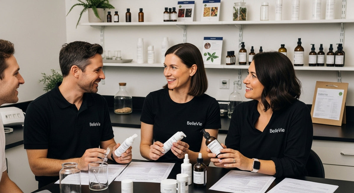 clean beauty zertifizierungen labor menschen