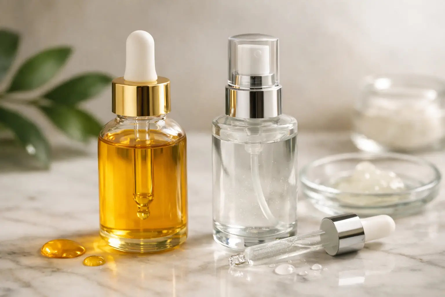 Facial Oil Versus Serum Hydration