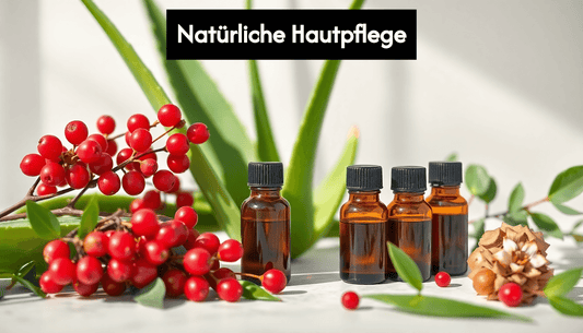 Natural skincare ingredients display Belleviecosmetic.com