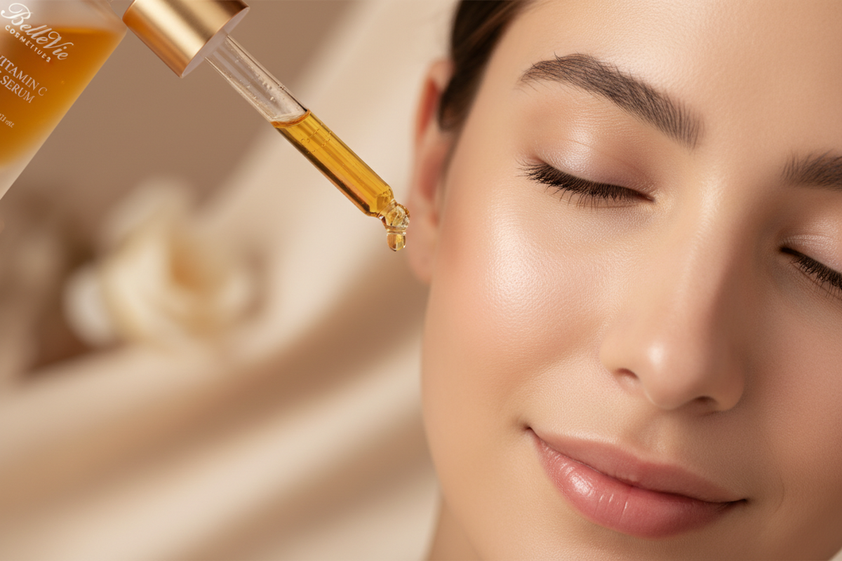 peptide serum for fine lines anti-aging routine