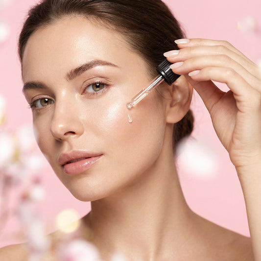 “Glowing skin after Vitamin C and facial oil routine Bellevie”