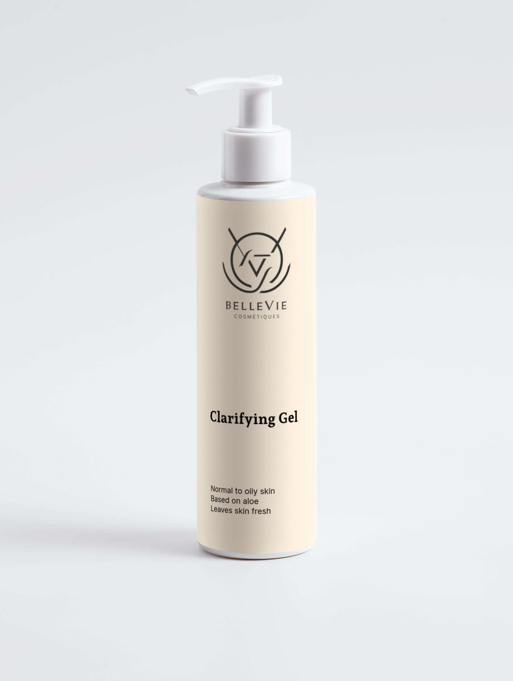 clarifying gel pump bottle