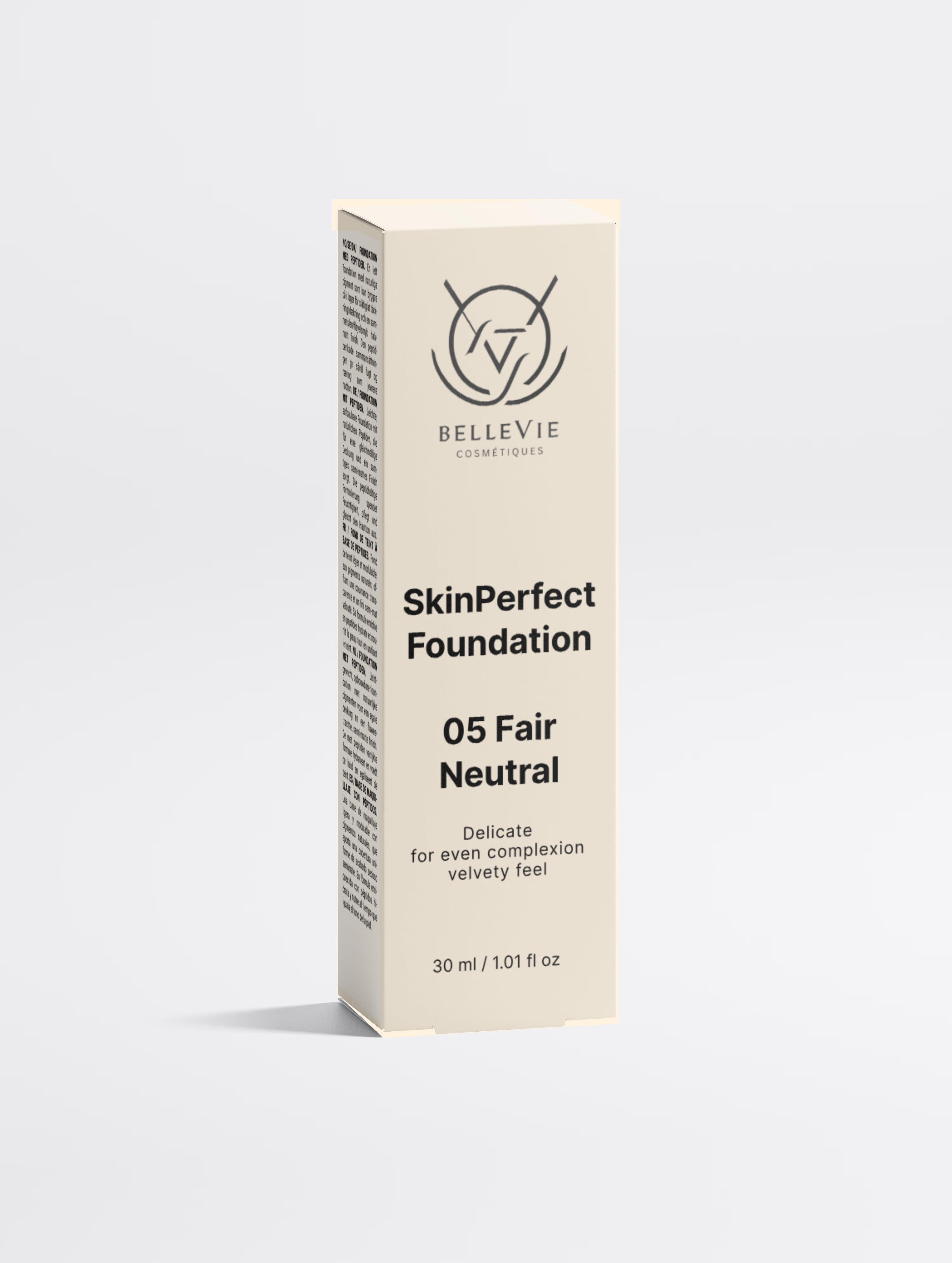 Peptide Skin-Perfecting Foundation - 05 Fair Neutral | Fair Skin, Balanced Undertone