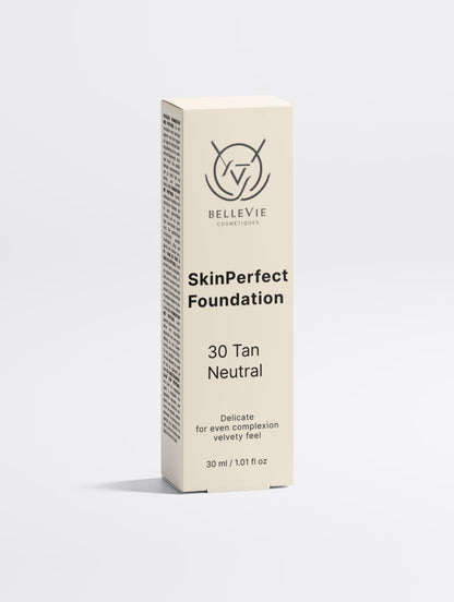 Peptide Skin-Perfecting Foundation - 30 Tan Neutral | Tan Skin, Balanced Coverage