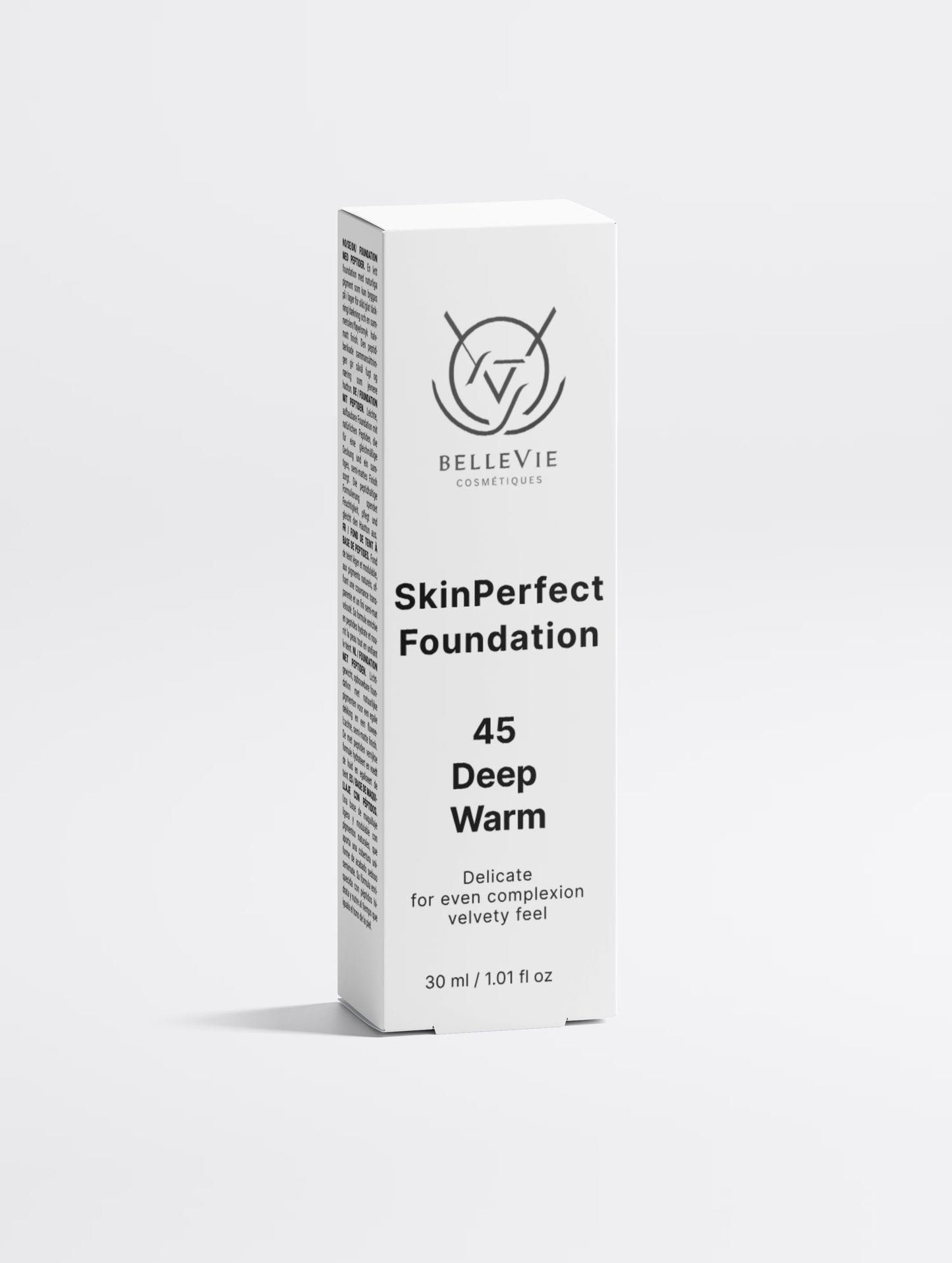 Peptide Skin-Perfecting Foundation - 45 Deep Warm | Deep Skin, Warm Undertone