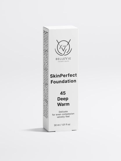 Peptide Skin-Perfecting Foundation - 45 Deep Warm | Deep Skin, Warm Undertone