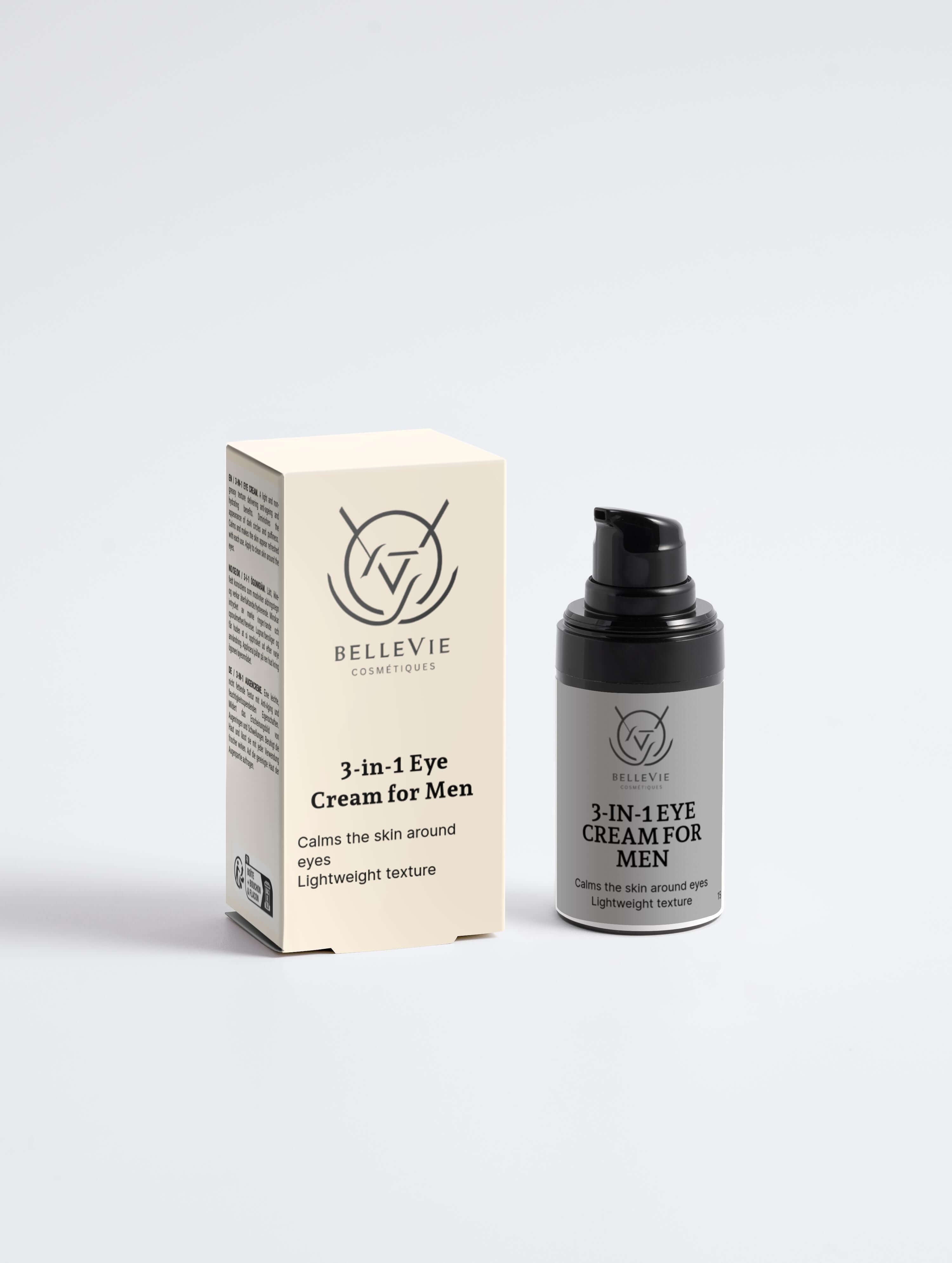 3-in-1 Eye Cream for Men - BelleVie Cosmétiques