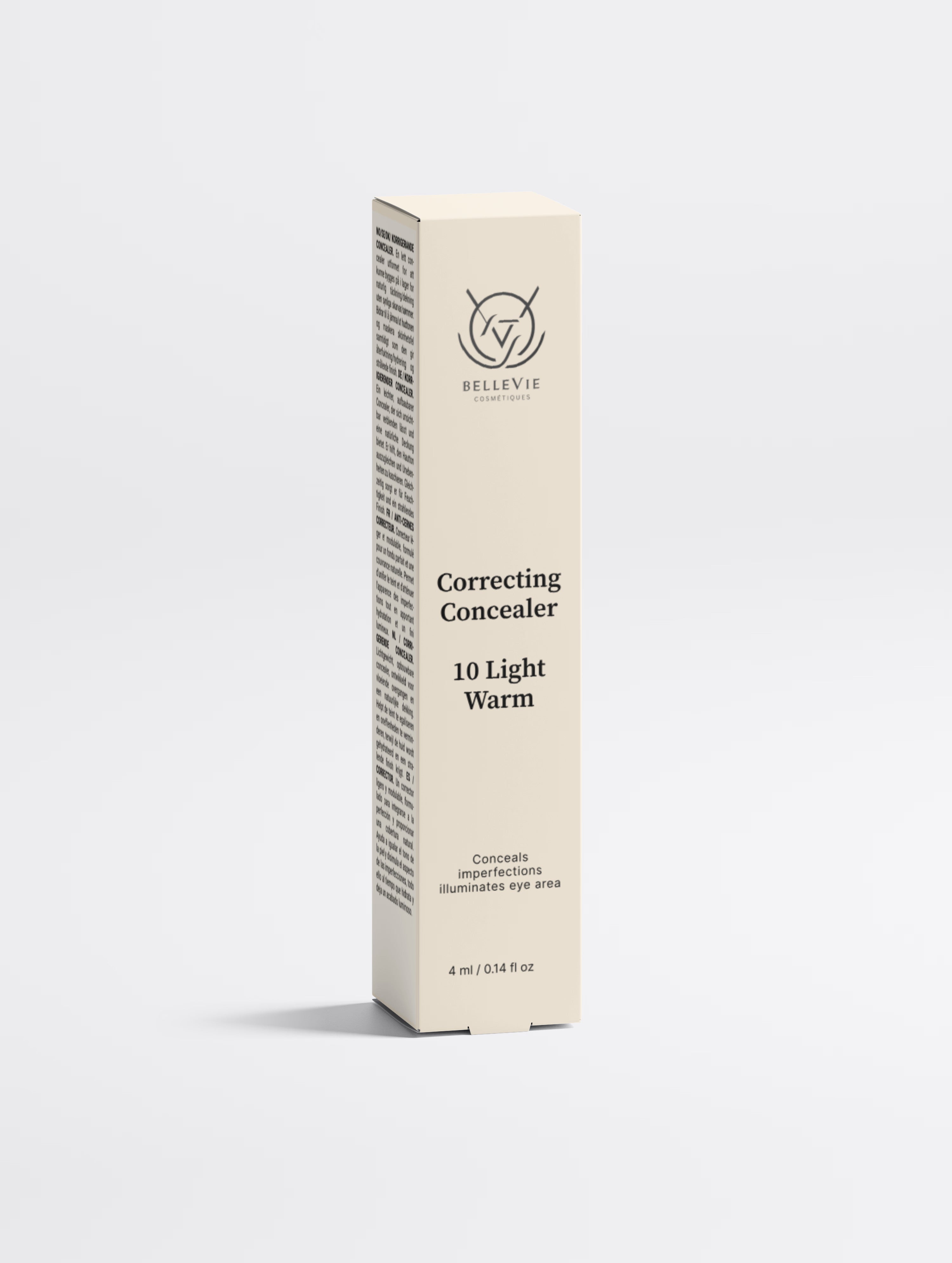 Hydrating Correcting Concealer - 10 Light Warm | Light Skin, Warm Undertone Natural Glow