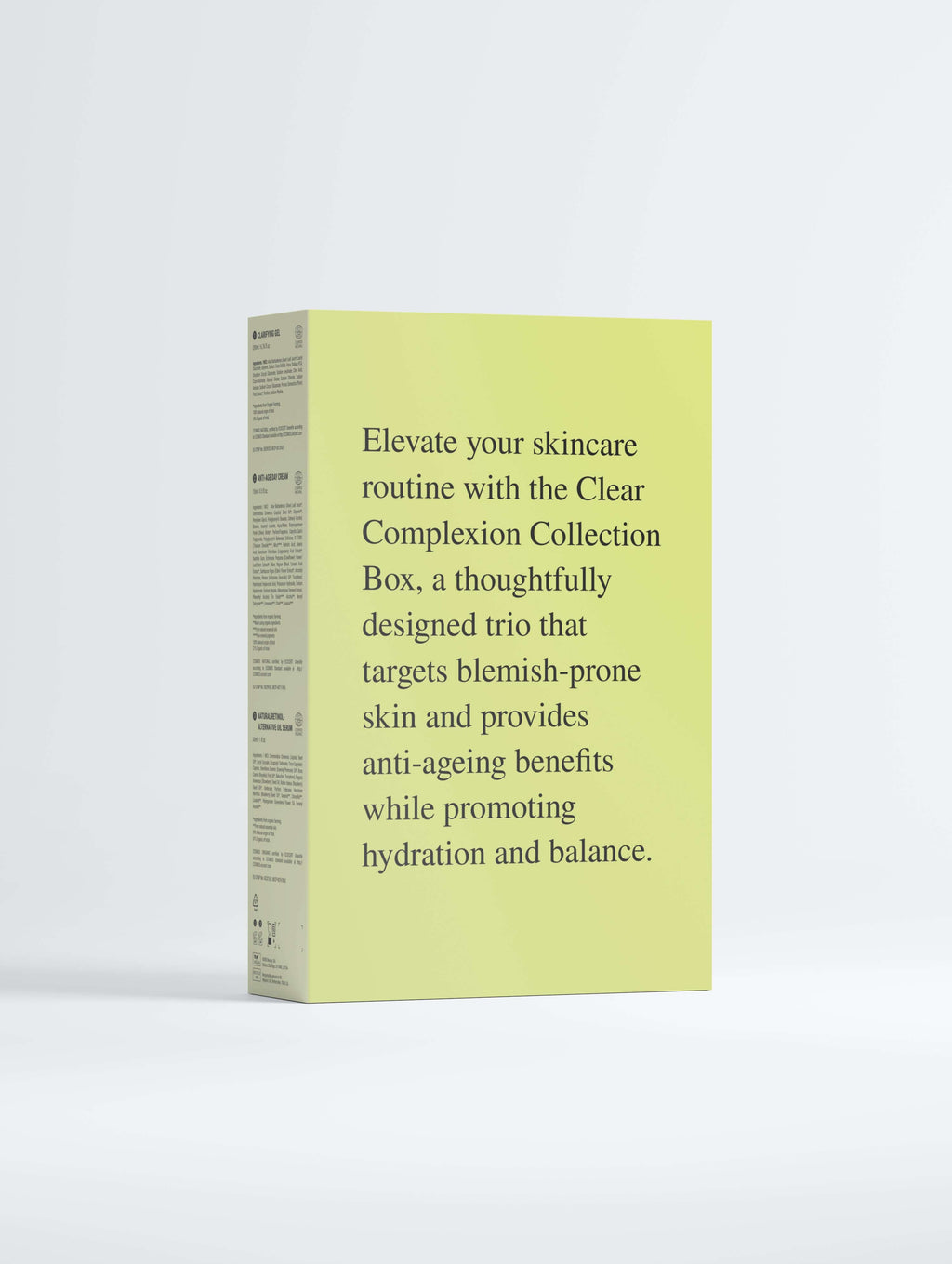 Anti-ageing skincare trio for blemish-prone and mature skin