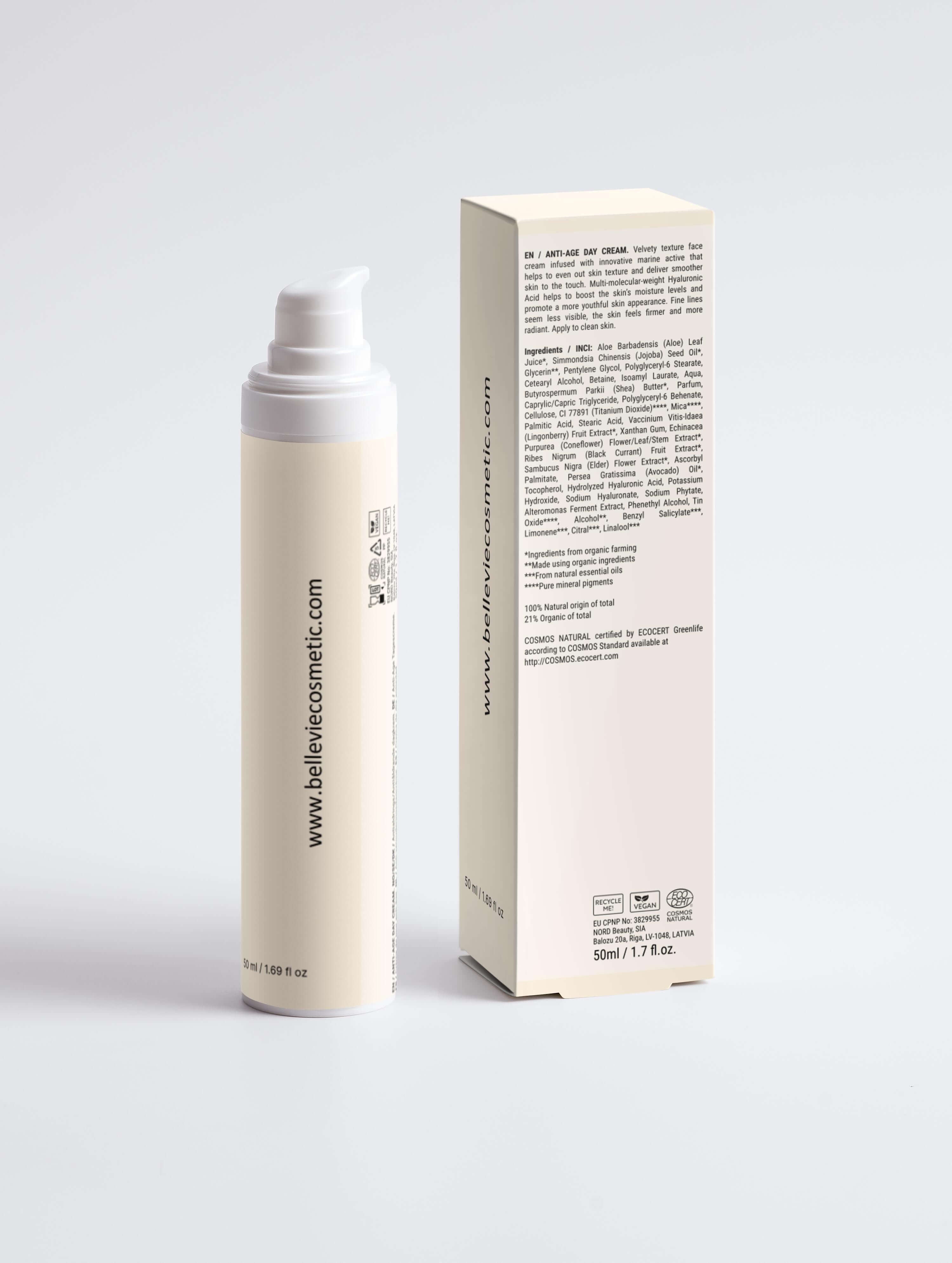Anti-Age Day Cream - BelleVie Cosmétiques