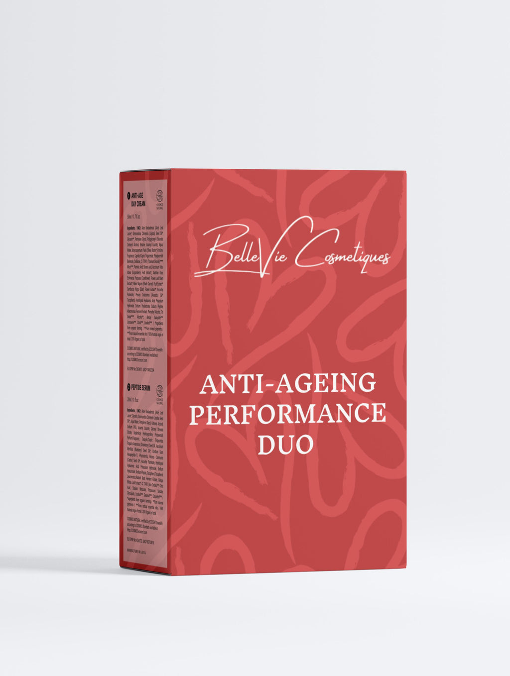 Performance Duo premium skincare set in customizable packaging
