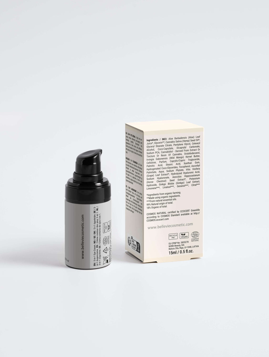 3-in-1 Eye Cream for Men - BelleVie Cosmétiques