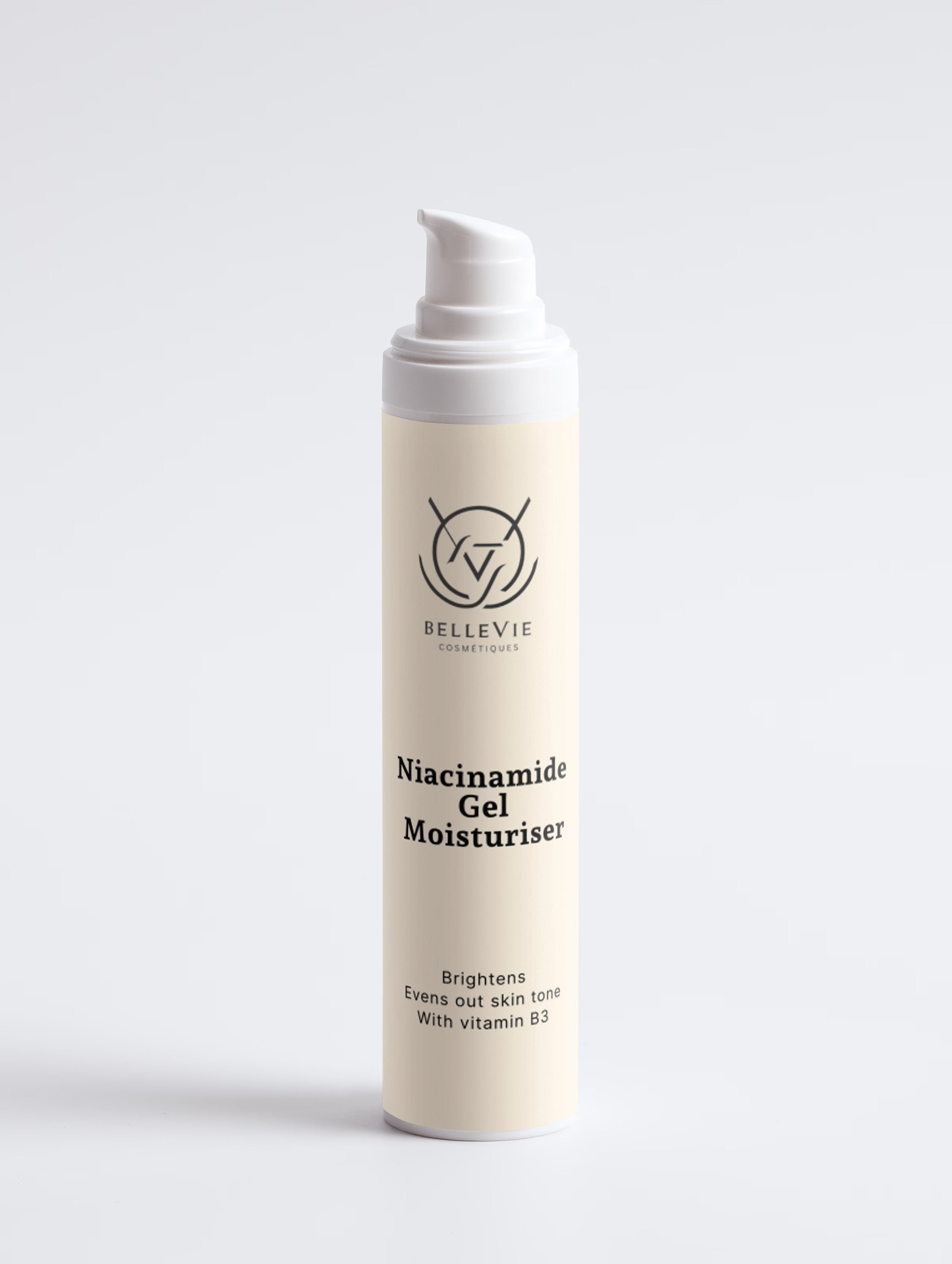 BelleVie 5% niacinamide gel for oily and combination skin - pore minimizing, oil control, daily morning and evening use