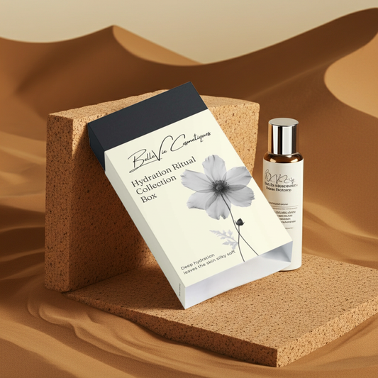 BelleVie Hydration Collection – premium moisturizing skincare set for dry and dehydrated skin