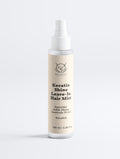BelleVie Keratin Shine Leave-In Hair Mist 100ml spray bottle front view on light grey background, smooths, adds shine, controls frizz, keratin, 100ml / 3.38 fl oz, best keratin hair mist for frizz control