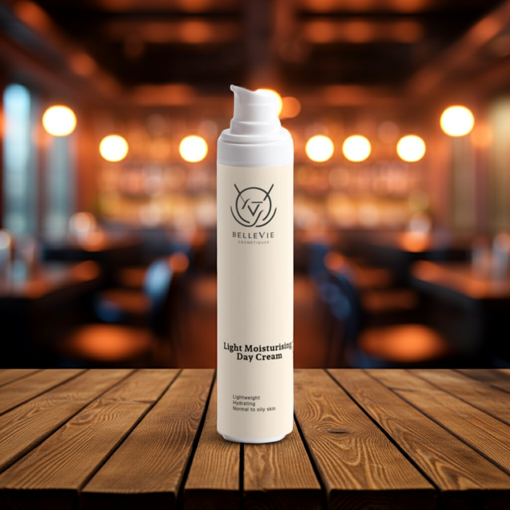 BelleVie Light Moisturising Day Cream 50ml for hydrated, refreshed, glowing skin