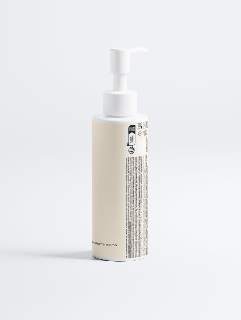 BelleVie gentle blemish face wash with Coco-Glucoside and Lactic Acid – vegan, EU-made, SLS-free
