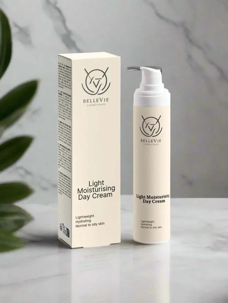 BelleVie hydrating day moisturizer designed for soft, smooth, refreshed skin