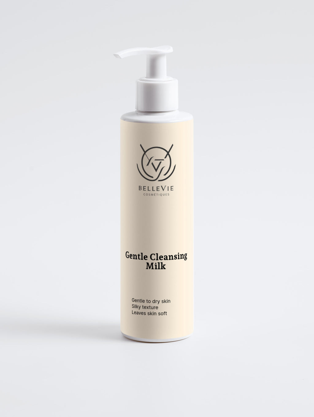 Nourishing skincare essentials by Belle Vie – Cleansing Milk, Moisturising Cream, and Facial Oil for daily radiance