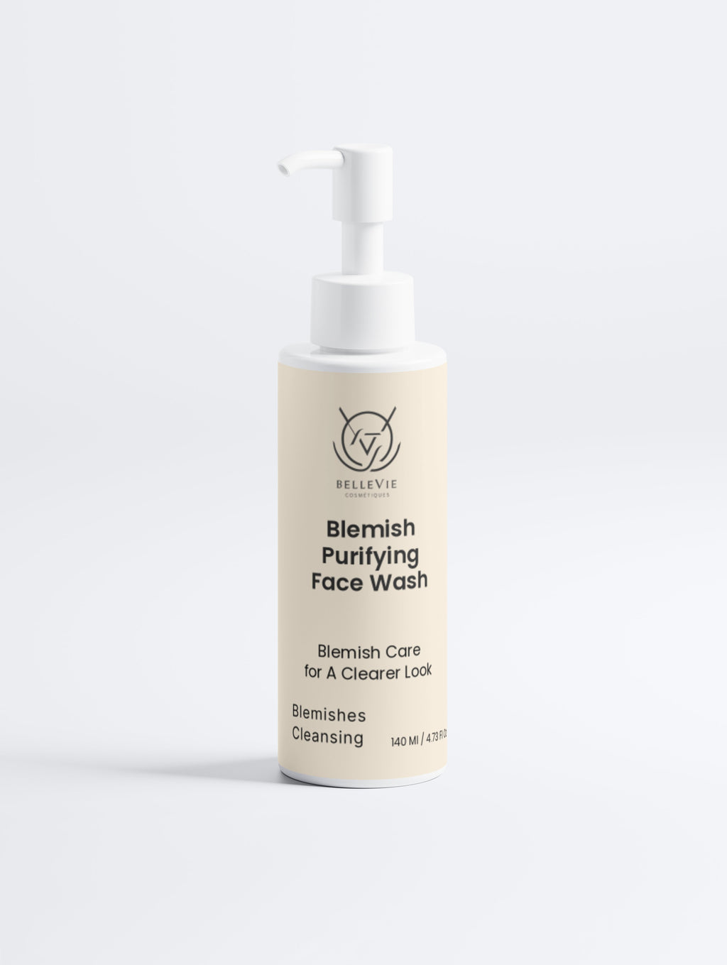 Blemish Purifying Face Wash 140ml – sulfate-free, pH-balanced cleanser for acne-prone and oily skin by BelleVie