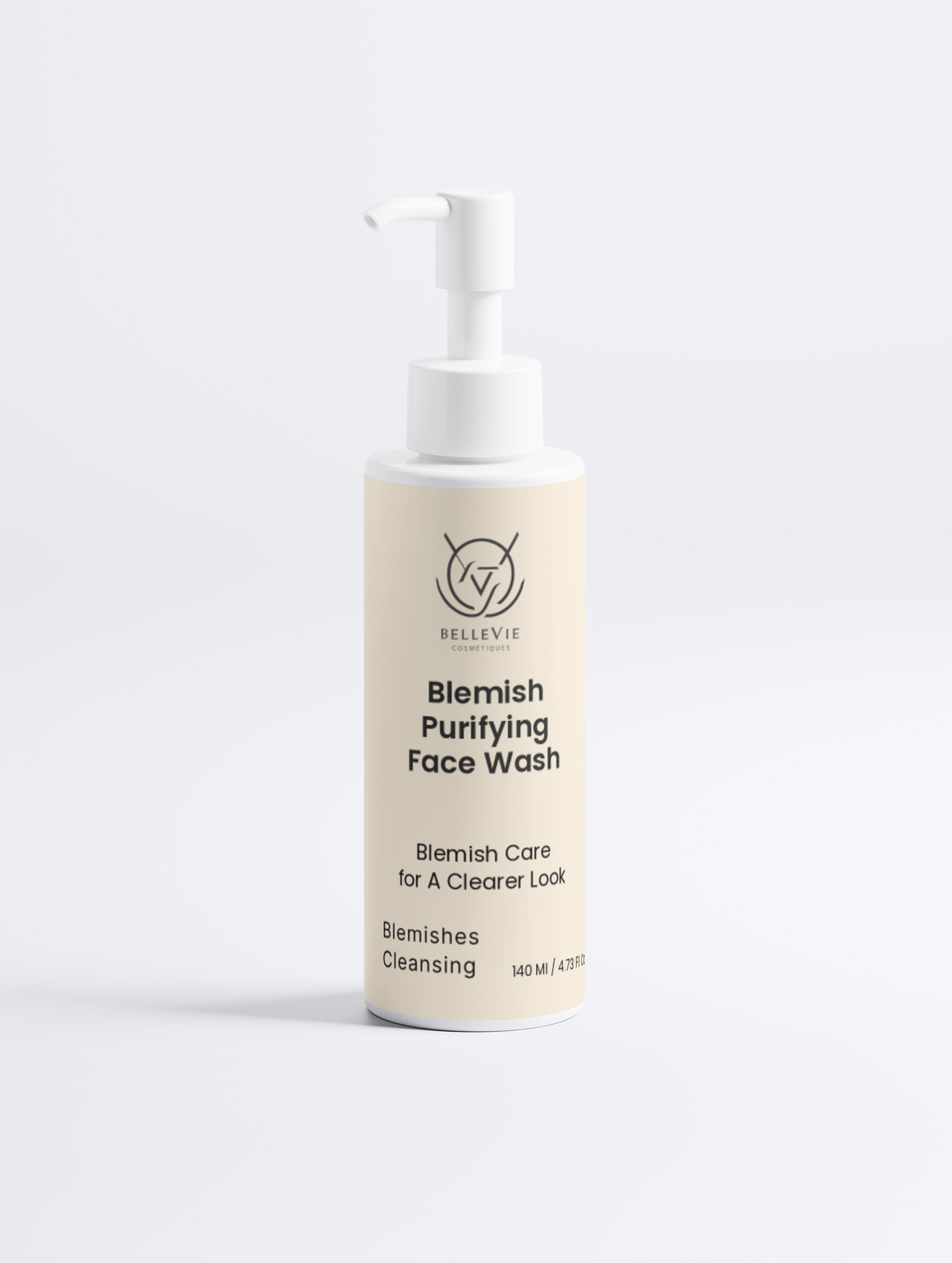 Blemish Purifying Face Wash 140ml – sulfate-free, pH-balanced cleanser for acne-prone and oily skin by BelleVie
