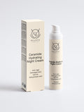 Ceramide Hydrating Night Cream 50ml with ceramides and hyaluronic acid by BelleVie – overnight barrier repair for dry and sensitive skin
