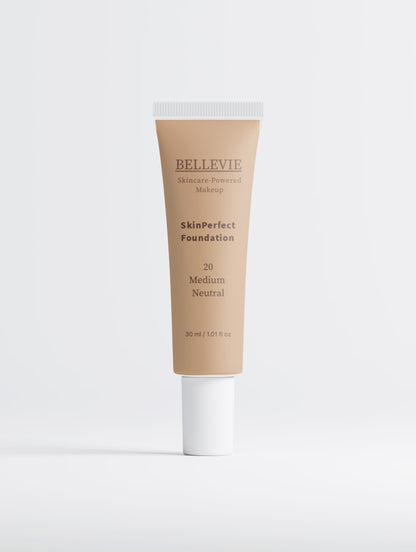 Peptide Skin-Perfecting Foundation - 20 Medium Neutral | Everyday Balanced Coverage