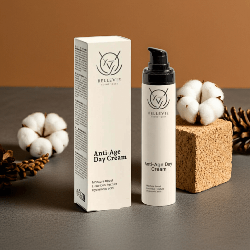 Vegan anti-aging day cream 50ml with box