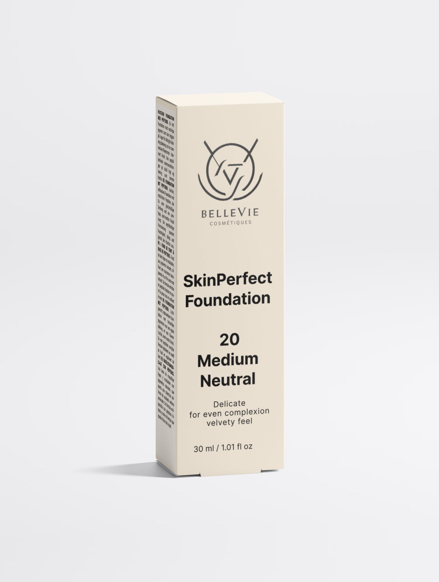 Peptide Skin-Perfecting Foundation - 20 Medium Neutral | Everyday Balanced Coverage
