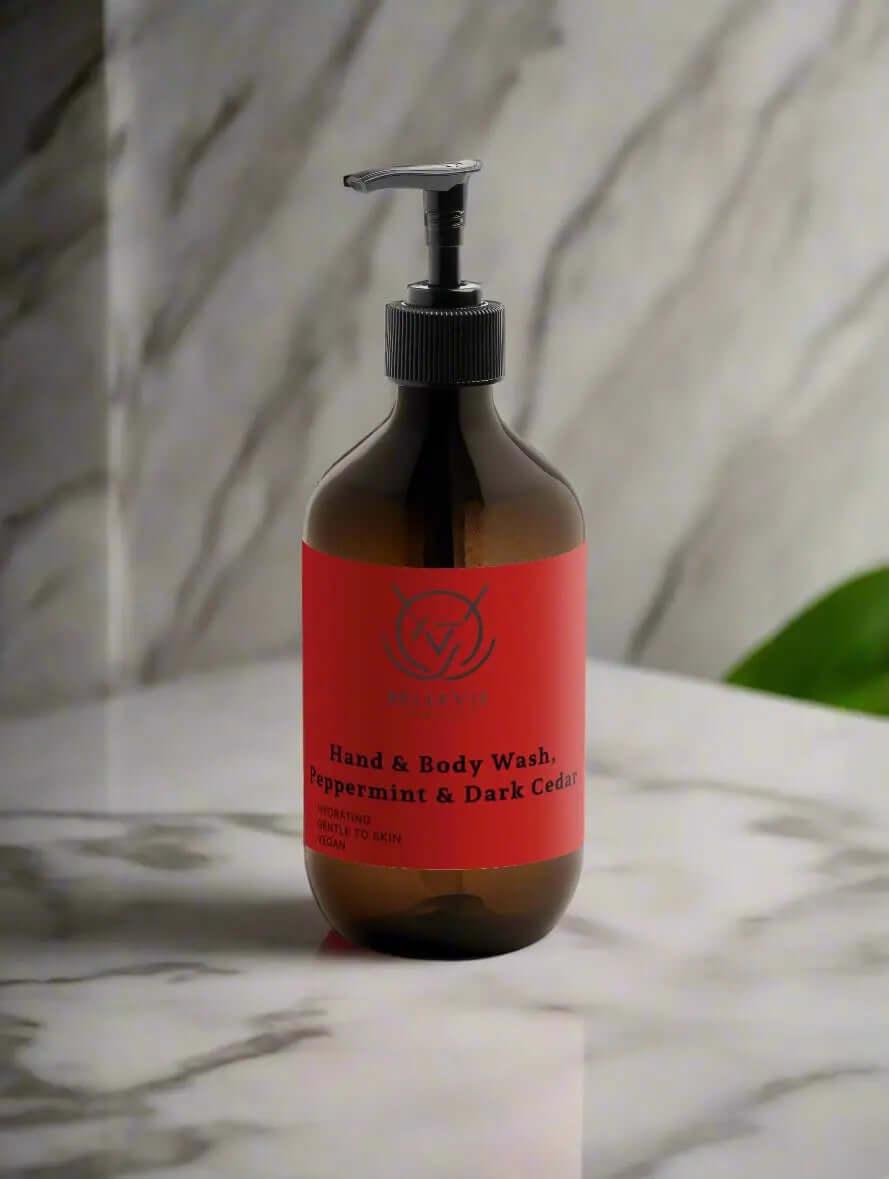 Peppermint & Dark Cedar Hand & Body Wash
