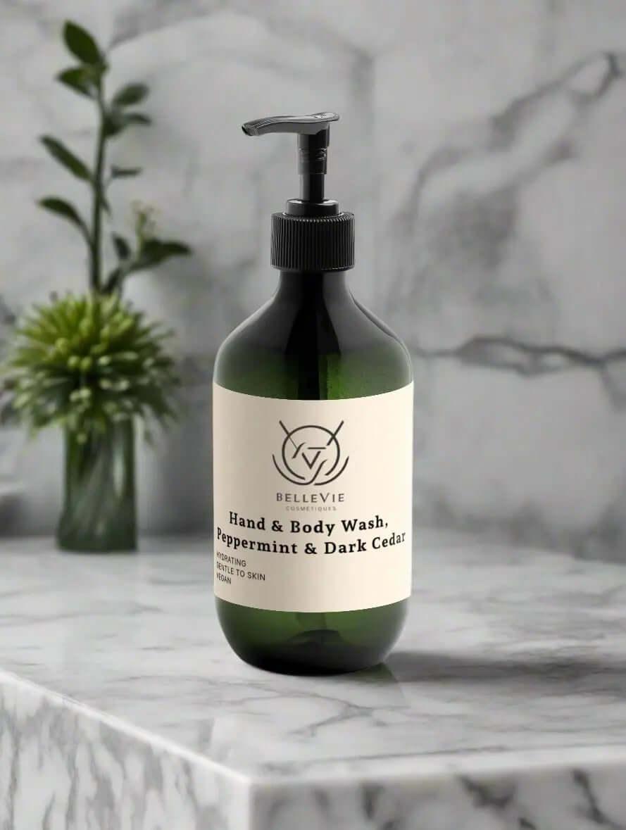 490ml Peppermint Scent Hand & Body Wash 
