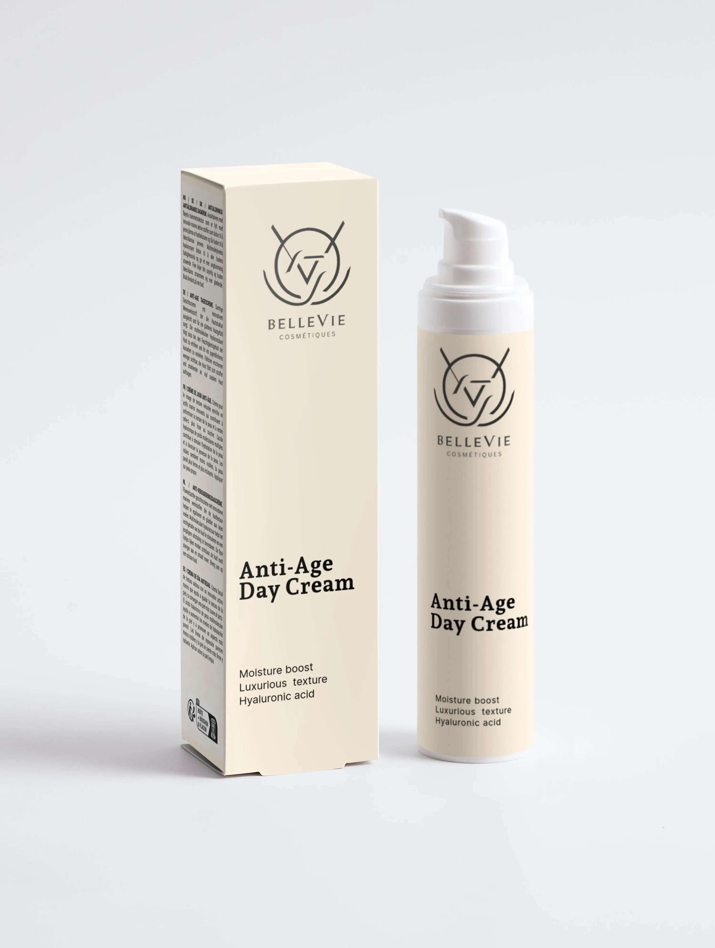 Anti-Ageing Collection Box - Anti-Age Day Cream, Botox-Like Peptide Serum, Smoothing Eye Cream - BelleVie Cosmétiques