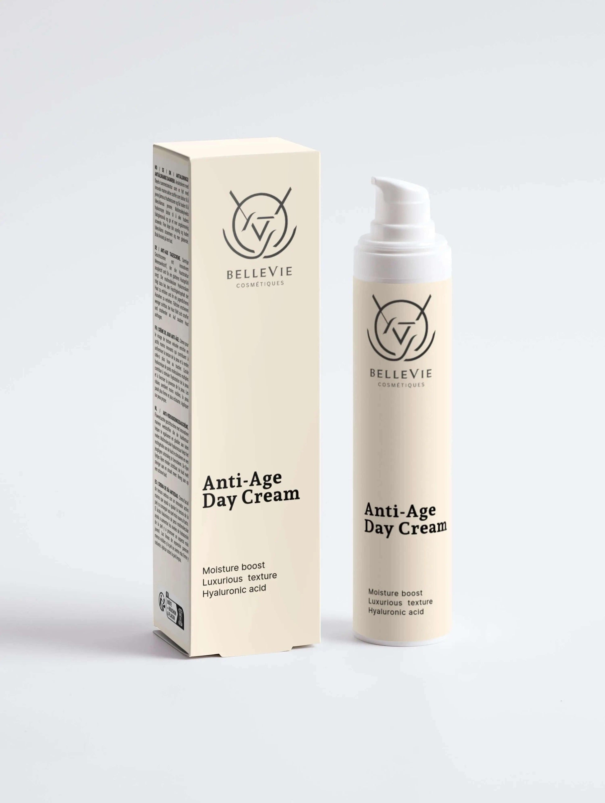 Anti-Ageing Collection Box - Anti-Age Day Cream, Botox-Like Peptide Serum, Smoothing Eye Cream - BelleVie Cosmétiques