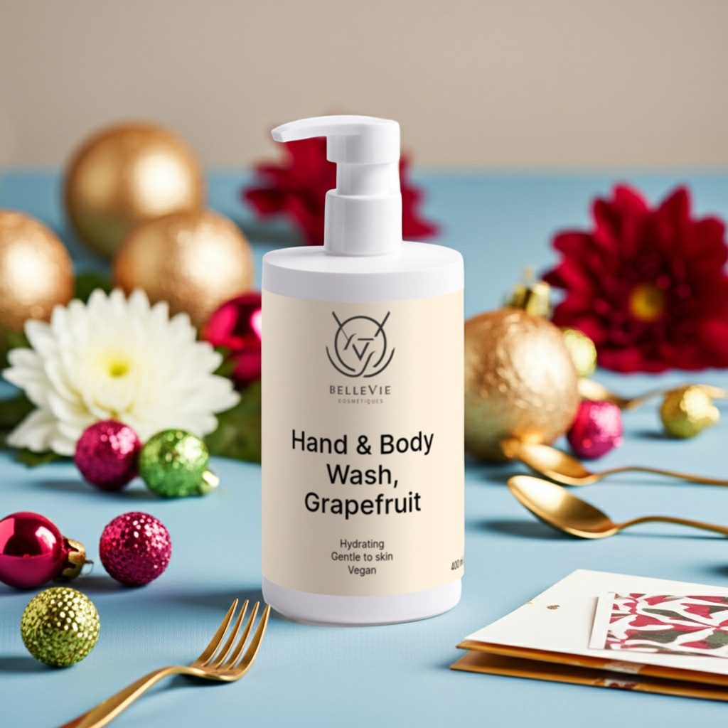 Gel de Mãos e Corpo, Toranja 400ml – Limpeza Diária Refrescante para Pele Suave e Energizada