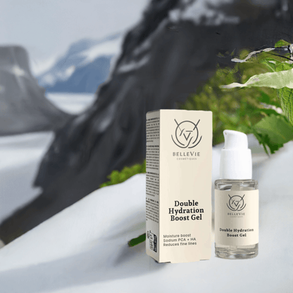 Moisture-boosting gel formula designed to plump, refresh, and smooth the skin