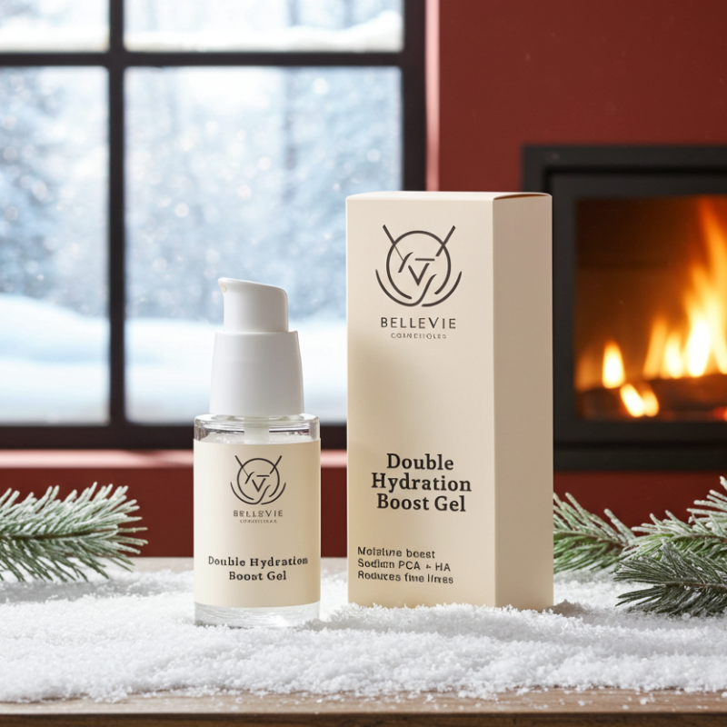Natural hyaluronic acid serum and gel duo 2x30ml – multi-layer hydration, oil-free, cruelty-free, no parabens